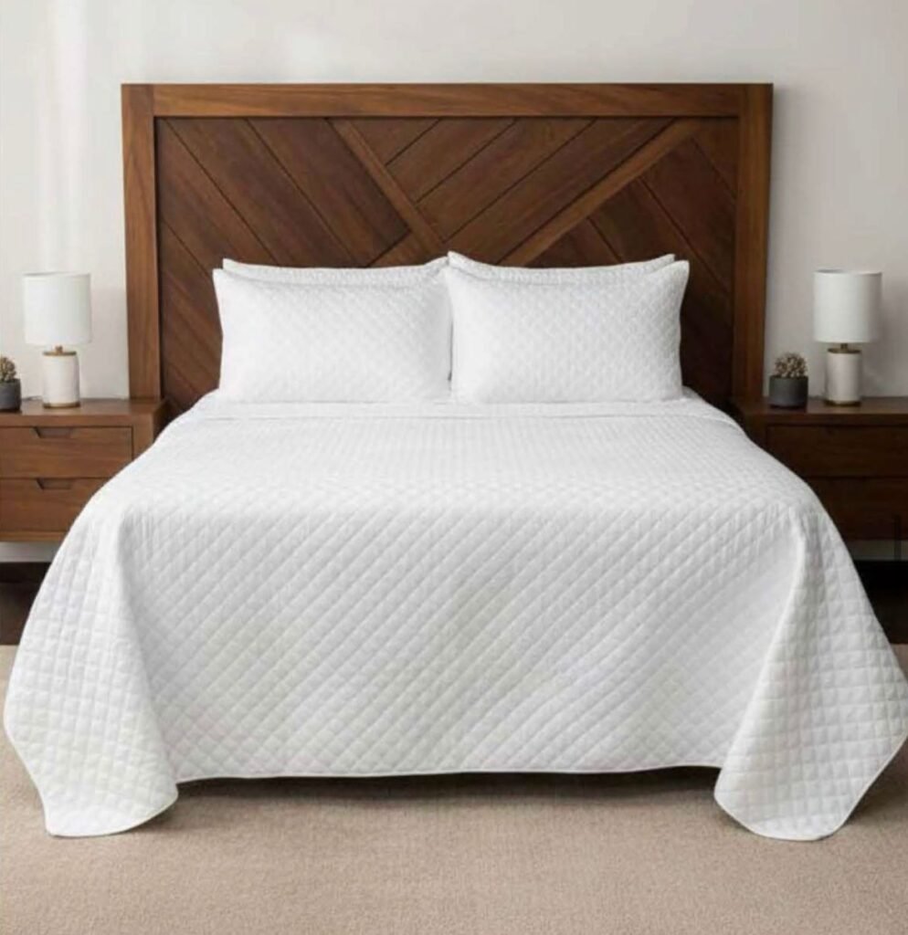 Cubrecama Queen Blanco